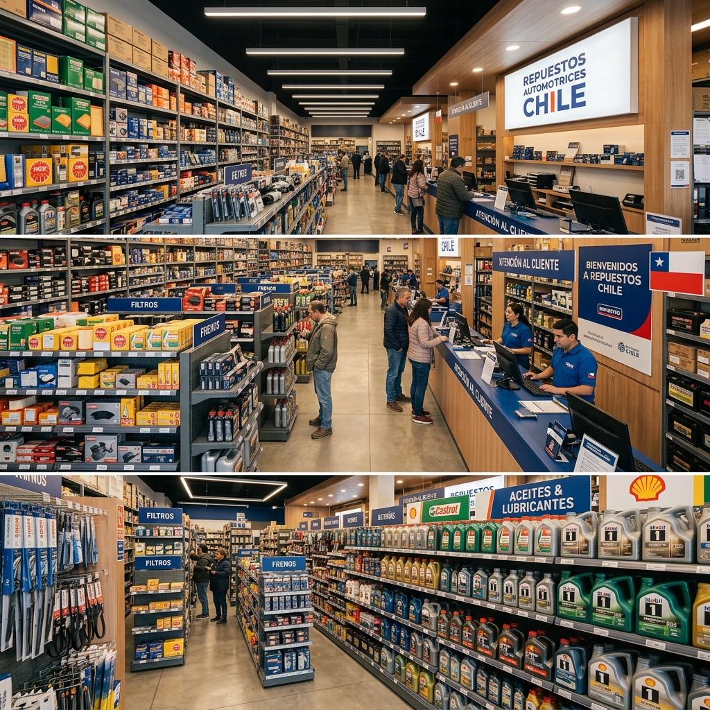 Interior tienda Fullcar Rancagua